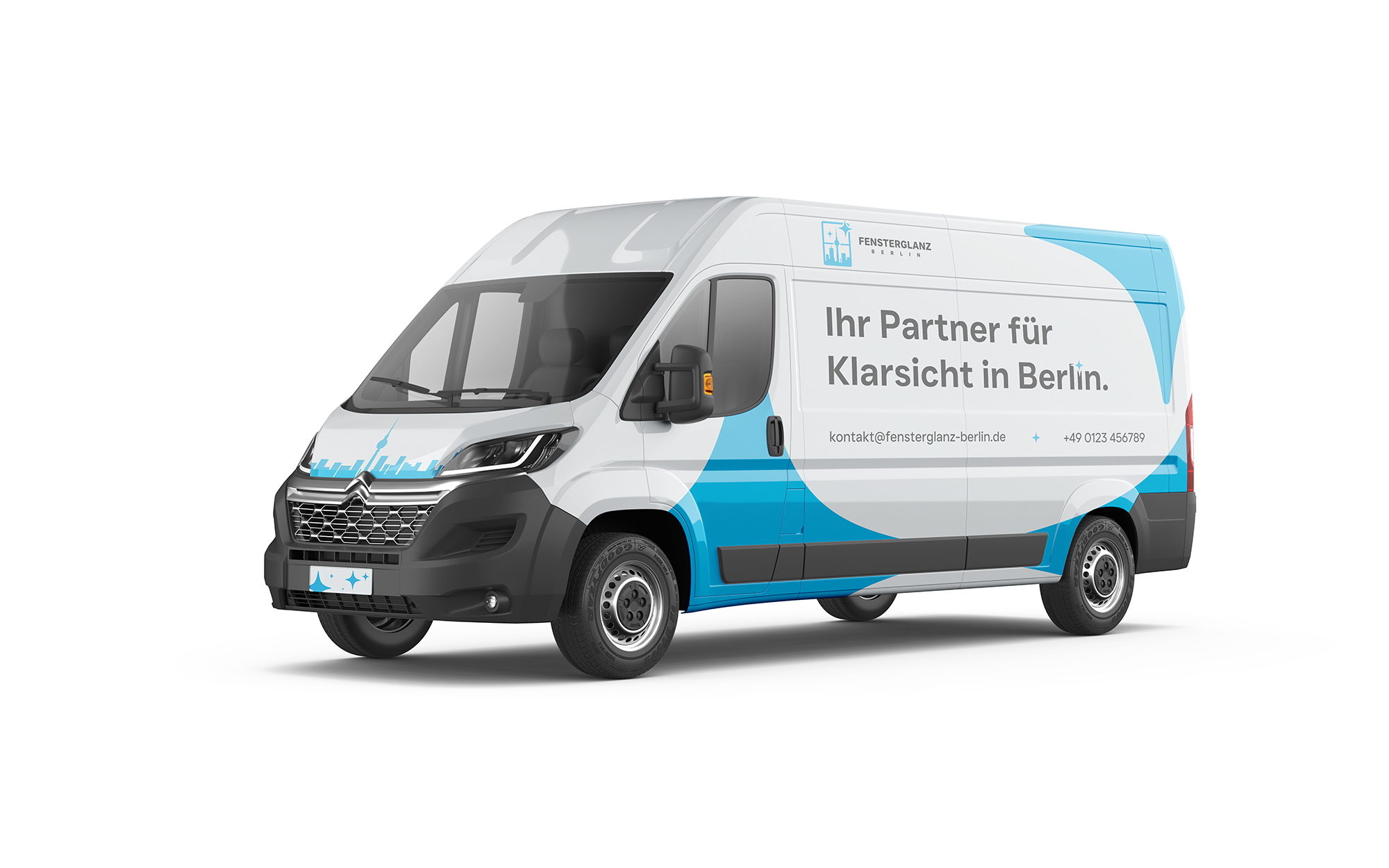 Fensterglanz Berlin Servicefahrzeug
